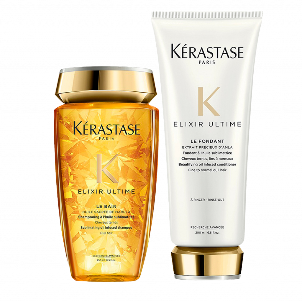 kerastase elixir shampoo acondicionador
