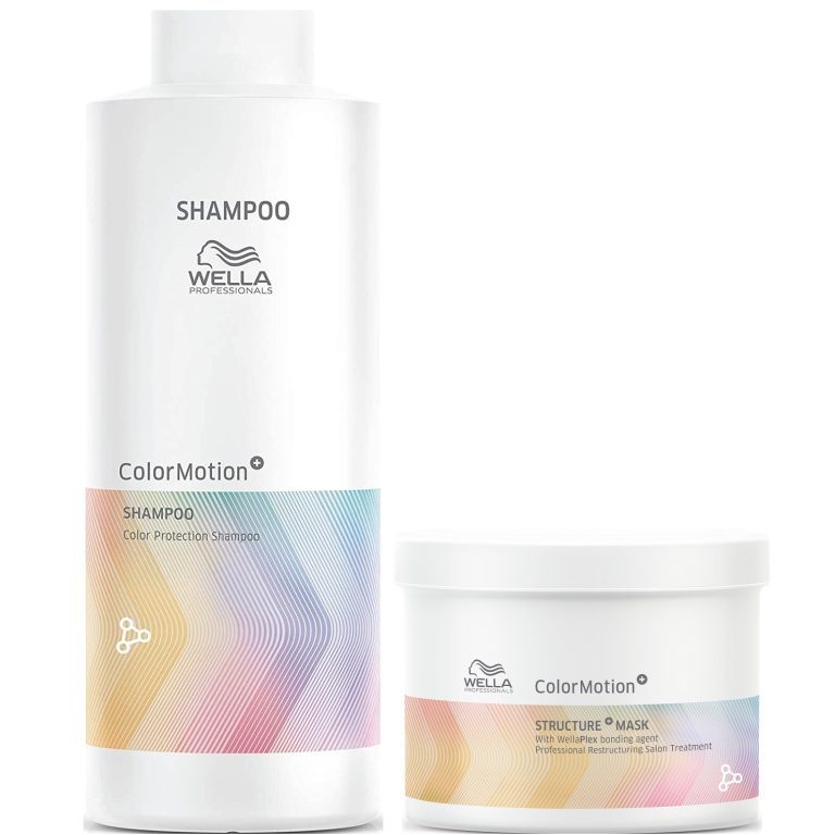 Wella Color Motion Dúo Shampoo 1L + Mask 500 ml