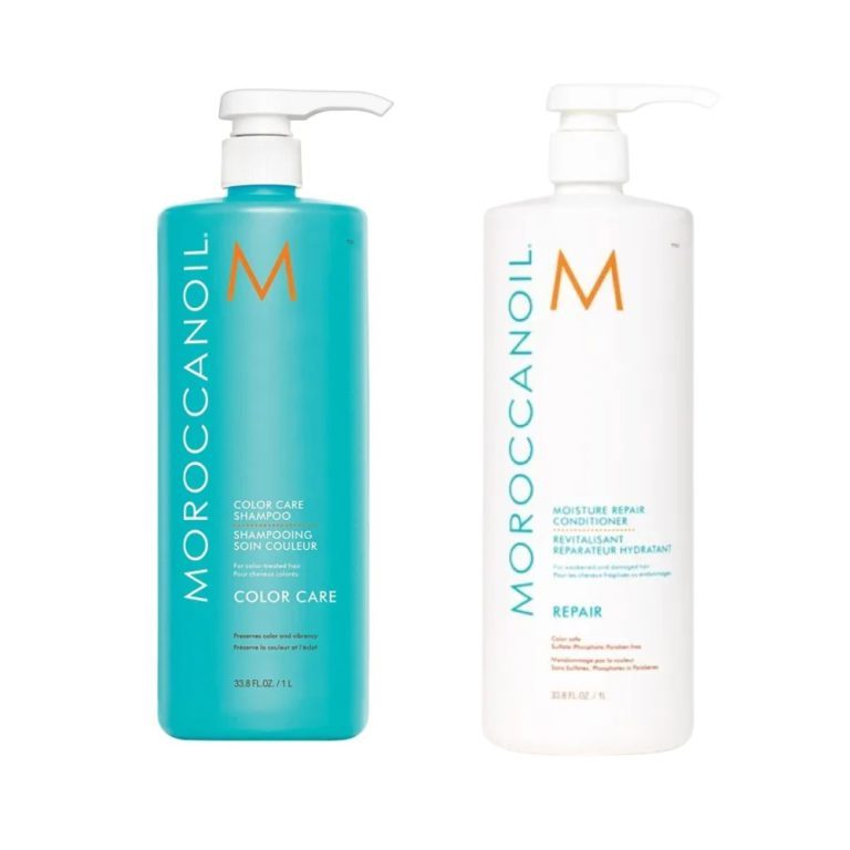Moroccanoil Color Care Dúo Shampoo 1L + Repair Conditioner 1L