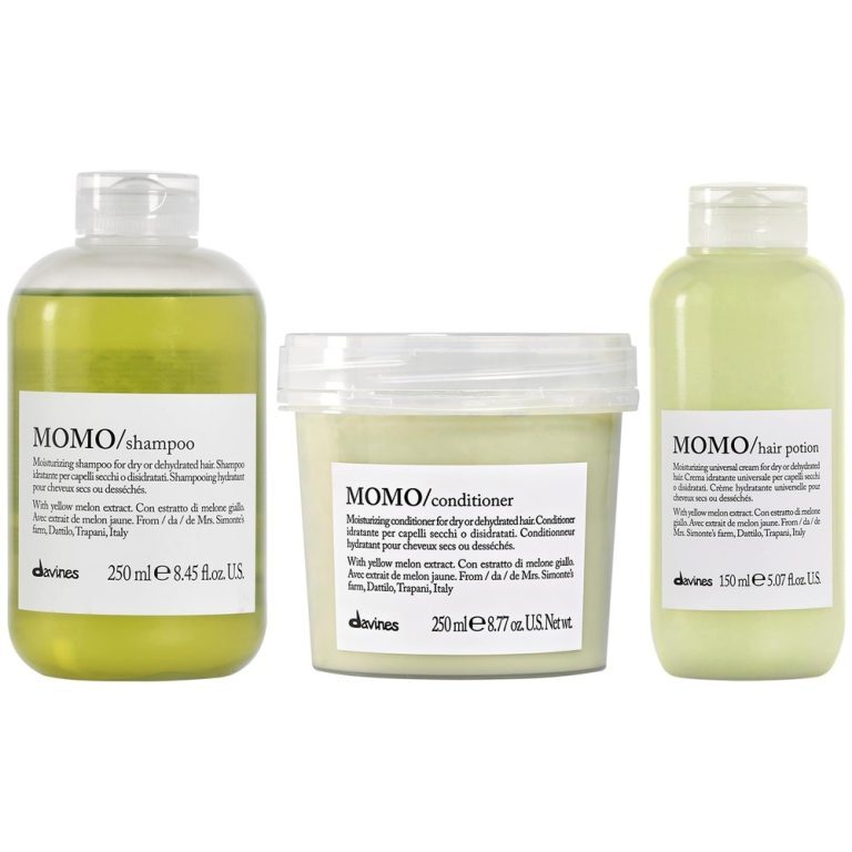 Davines Momo Trio Shampoo 250 ml + Conditioner 250 ml + Hair Potion 150 ml