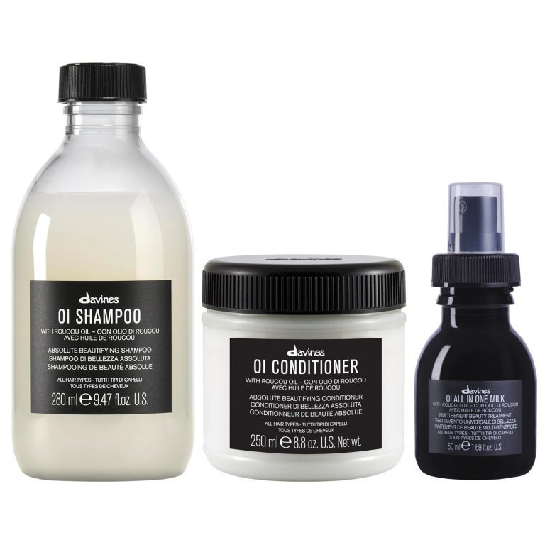 Davines OI Trio Shampoo 280 ml + Conditioner 250 ml + Oi All in one Milk 50 ml